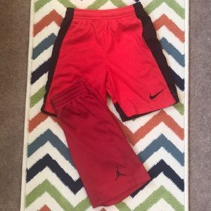 Two pairs. Nike and Jordan shorts. Size 6. ❤️